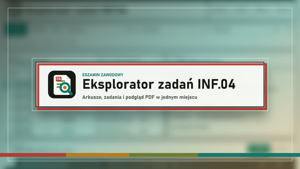 Egzamin Zawodowy INF.04